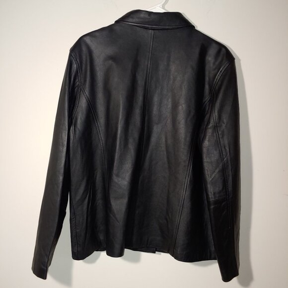 Mossimo Supply Co. Leather Jacket Size XL Black - Picture 6 of 6